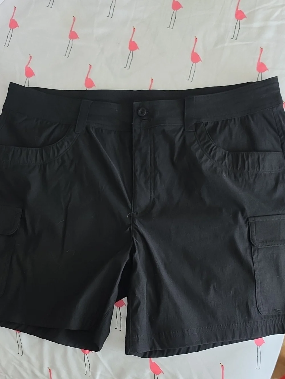 Eddie Bauer Black Cargo Shorts